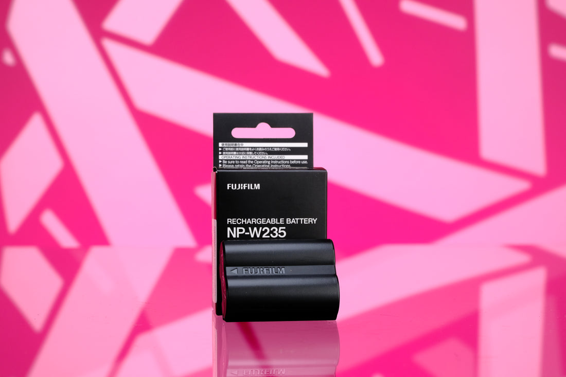FUJIFILM NP-W235 电池实物图，作为 NP-W255 电池参考